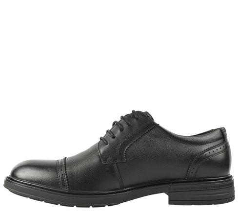 Pantofi eleganti, barbati, OTTER, E650027A negru, piele naturala